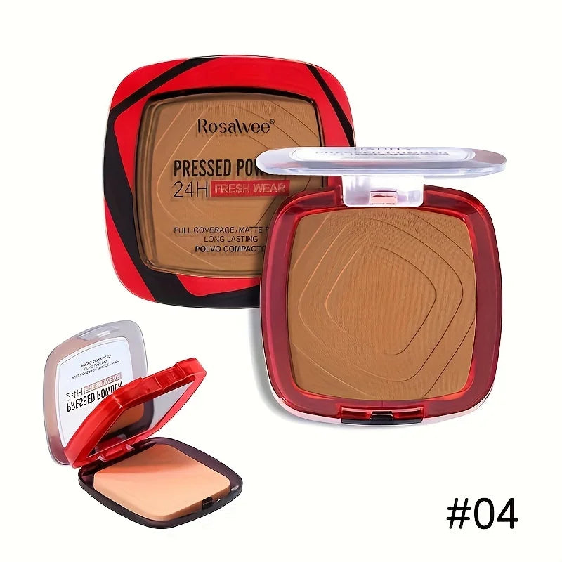 Fond de teint en poudrecà couverture complète avec applicateur bouffant, tenue fraîche 24h, maquillage en poudre de finition sans WePackage, 256