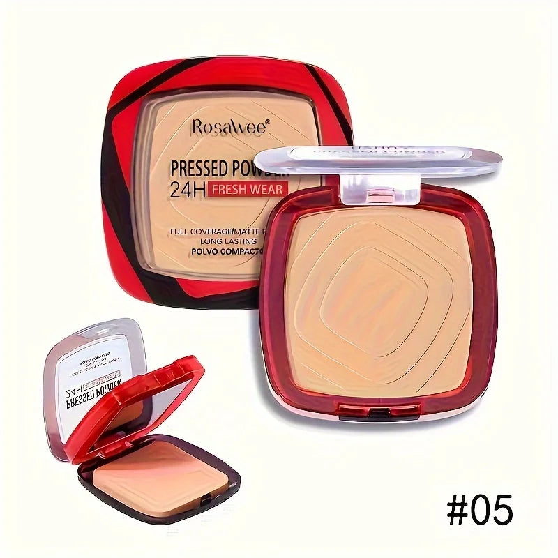 Fond de teint en poudrecà couverture complète avec applicateur bouffant, tenue fraîche 24h, maquillage en poudre de finition sans WePackage, 256