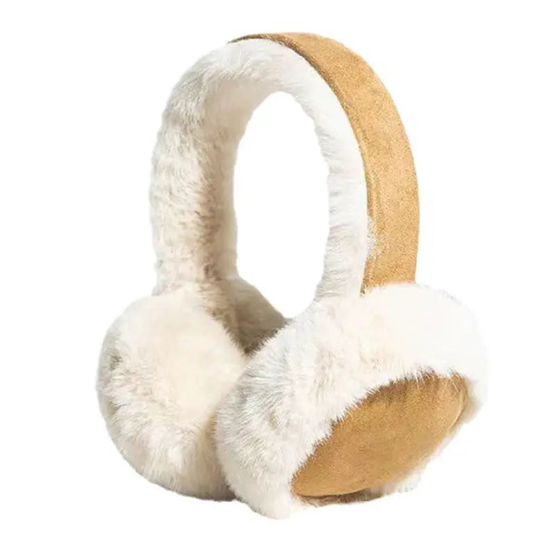 Winter Camel Plush Earmuffs Fashion Plush Padded Earmuffs Warm And Soft Suede Earmuffs Outdoor Cold Protection Maillard Earmuffs