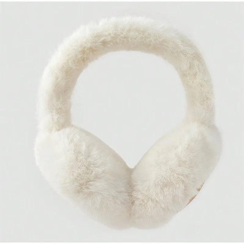 Winter Camel Plush Earmuffs Fashion Plush Padded Earmuffs Warm And Soft Suede Earmuffs Outdoor Cold Protection Maillard Earmuffs