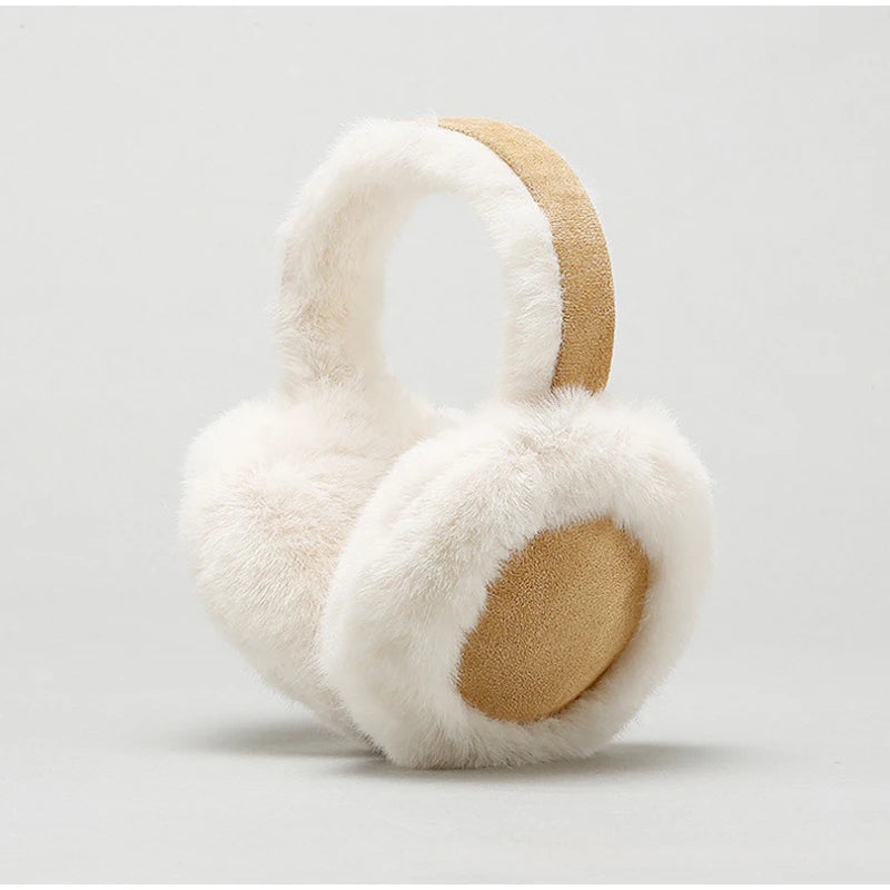 Winter Camel Plush Earmuffs Fashion Plush Padded Earmuffs Warm And Soft Suede Earmuffs Outdoor Cold Protection Maillard Earmuffs