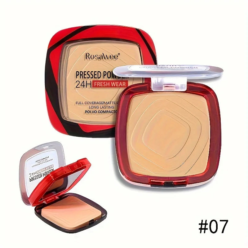 Fond de teint en poudrecà couverture complète avec applicateur bouffant, tenue fraîche 24h, maquillage en poudre de finition sans WePackage, 256